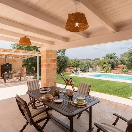 別荘 Panoramic Trullo Tramonto With Pool