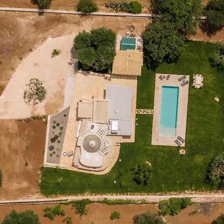 Panoramic Trullo Tramonto With Pool Vakantiehuis *