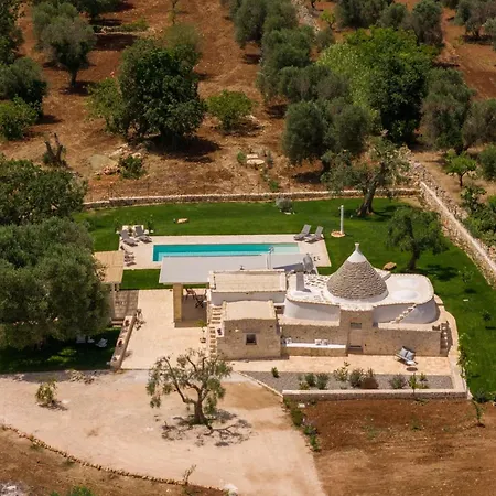 Panoramic Trullo Tramonto With Pool בית נופש *