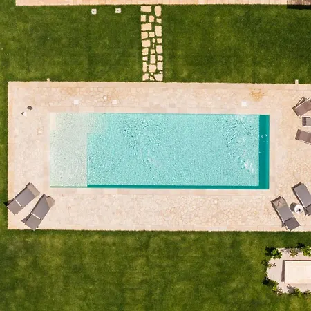 בית נופש Panoramic Trullo Tramonto With Pool
