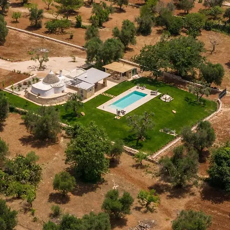 Panoramic Trullo Tramonto With Pool 圣米凯莱萨伦蒂诺
