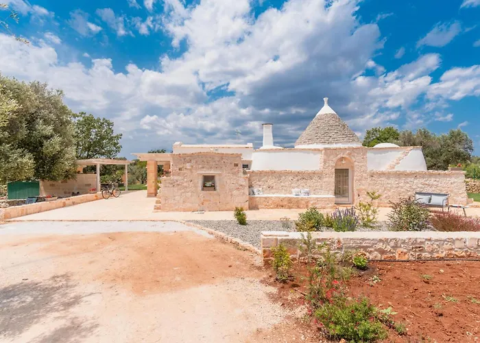 Tatil Evi Panoramic Trullo Tramonto With Pool