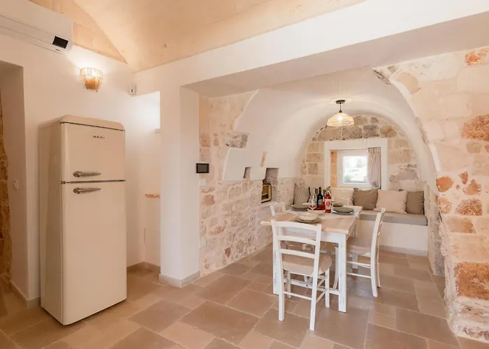 Tatil Evi Panoramic Trullo Tramonto With Pool San Michele Salentino
